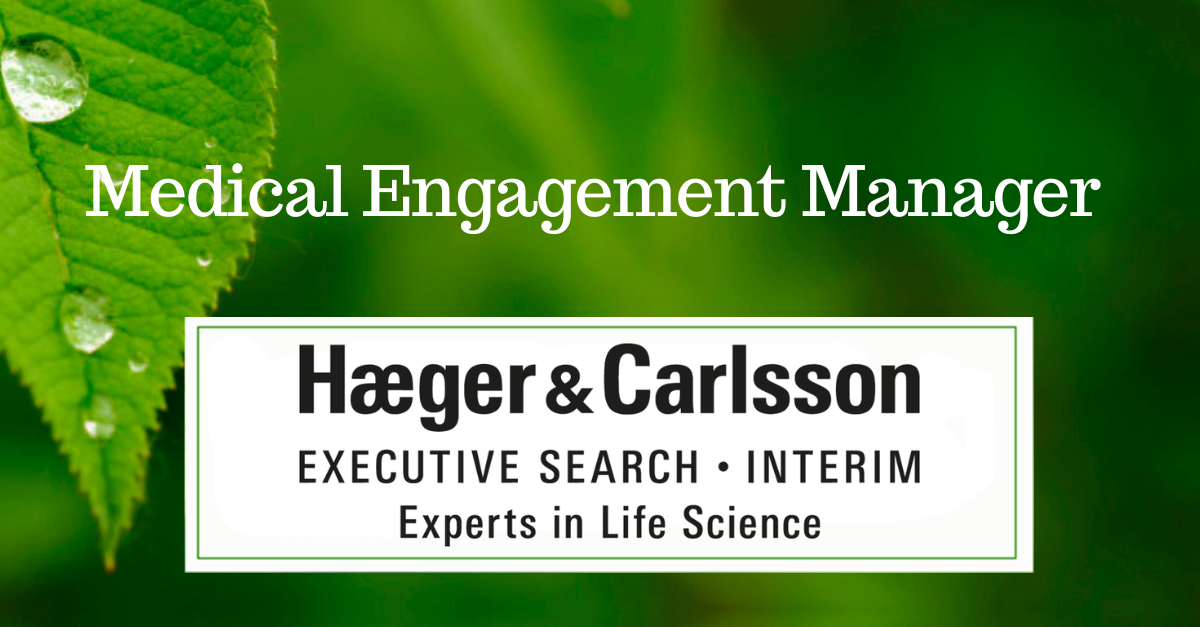 Hemsidan Medical Enagement Manager